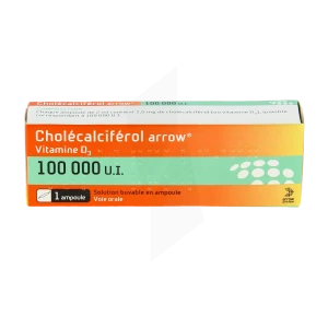 Cholecalciferol Arrow 100 000 Ui, Solution Buvable En Ampoule