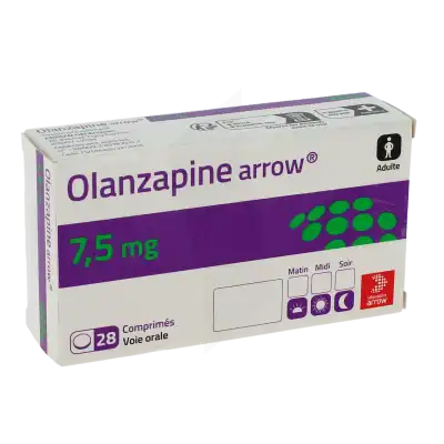 Olanzapine Arrow 7,5 Mg, Comprimé à Casteljaloux