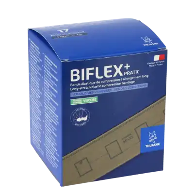 Thuasne Biflex Plus N° 17 Forte Pratic, 10 Cm X 4 Cm à PINS-JUSTARET