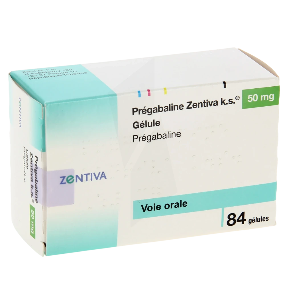 Pregabaline Zentiva K.s. 50 Mg, Gélule