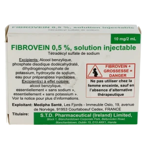 Fibrovein 0,5 %, Solution Injectable