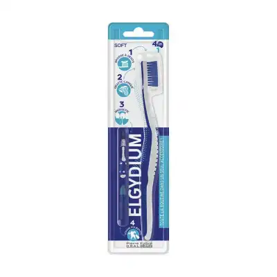 Elgydium 4 En 1 Brosse Dents Souple à STRASBOURG