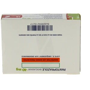 Pantoprazole Biogaran 40 Mg, Comprimé Gastro-résistant