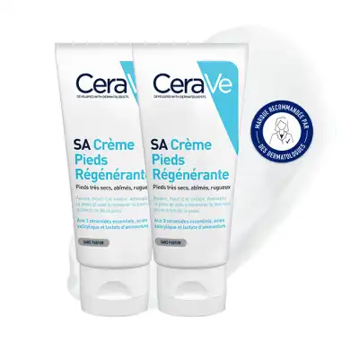 Cerave Sa Crème Pieds Régénérante 2t/88ml à SENNECEY-LÈS-DIJON