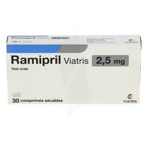 Ramipril Viatris 2,5 Mg, Comprimé Sécable