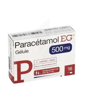 Paracetamol Eg 500 Mg, Gélule à MARSEILLE