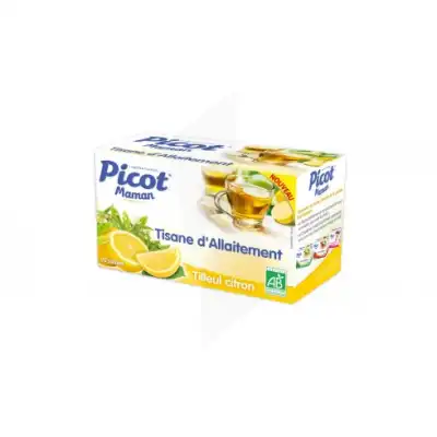 Picot Maman Tisane D'allaitement - Tilleul Citron 20 Sachets à MONTPEZAT-SOUS-BAUZON