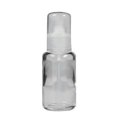 Acheter Flacon verre transparent avec pompe et capot 50ml à Cholet