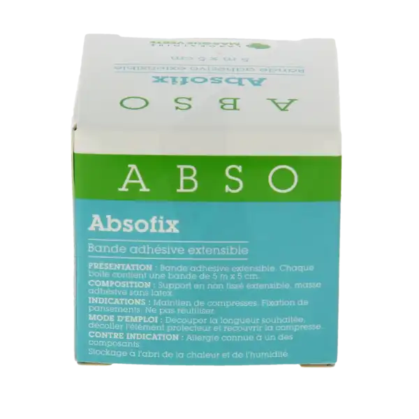 Absofix Bande Adhésive Extensible 5 M X 5 Cm