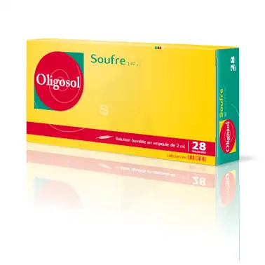 Oligosol Soufre Solution Buvable En Ampoule 28amp/2ml à VILLEFONTAINE