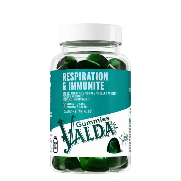 Valda Gummies Respiration & Immunite Gomme Fl/50