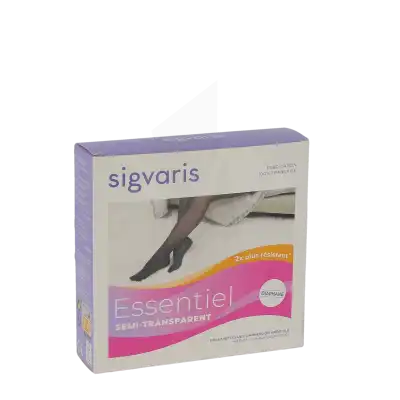 Sigvaris Essentiel Semi-transparent Chaussettes  Femme Classe 2 Naturel Small Normal à GRENOBLE