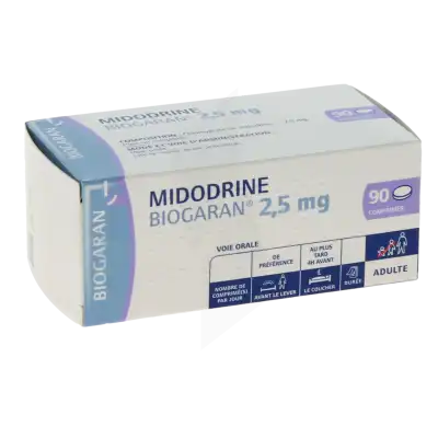 Midodrine Biogaran 2,5 Mg, Comprimé à Hagetmau