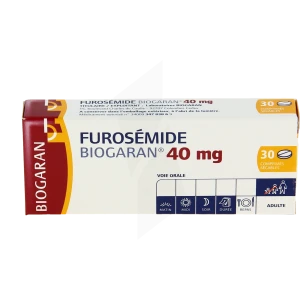 Furosemide Biogaran 40 Mg, Comprimé Sécable