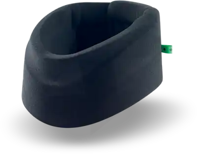 CERVIX 2 Collier cervical semi rigide noir/vert H11cm T2