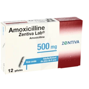 Amoxicilline Zentiva Lab 500 Mg, Gélule