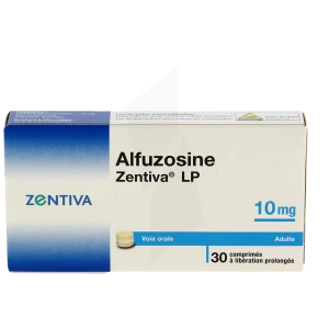 Alfuzosine Zentiva Lp 10 Mg, Comprimé à Libération Prolongée