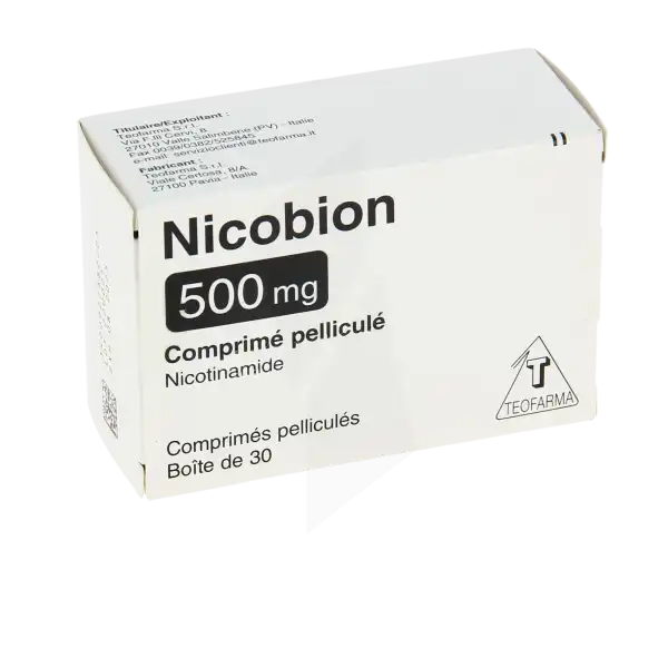 Nicobion 500 Mg, Comprimé Pelliculé