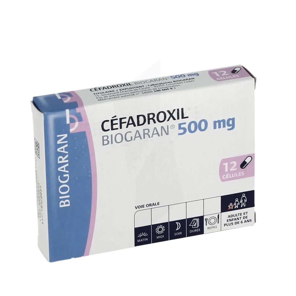 Cefadroxil Biogaran 500 Mg, Gélule