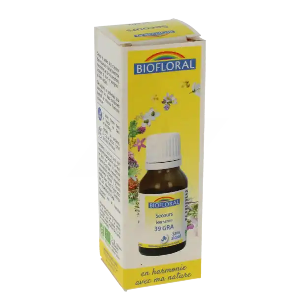 Biofloral Fleurs De Bach Secours Bio Gran T/18g