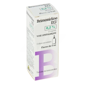 Brimonidine Eg 0,2 % (2 Mg/ml), Collyre En Solution