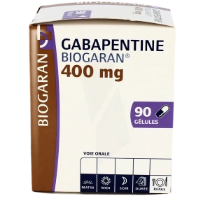Gabapentine Biogaran 400 Mg, Gélule