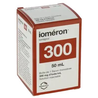 IOMERON 300 (300 mg Iode/mL), solution injectable