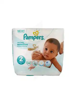 Pampers Couches New Baby Sensitive Taille 2 3-6 Kg X 28 à Géménos
