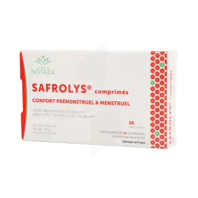 Notaka Safrolys Confort Prémenstruel Et Menstruel Comprimés B/30 à LORMONT