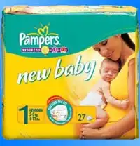 Pampers New Baby, Mini, 3 Kg à 6 Kg, Sac 35 à UGINE