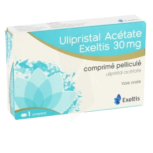 Ulipristal Acetate Exeltis 30 Mg, Comprimé Pelliculé