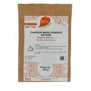 Iphym Santé Chardon Marie Plantes En Vrac Entières Et Coupées 250g