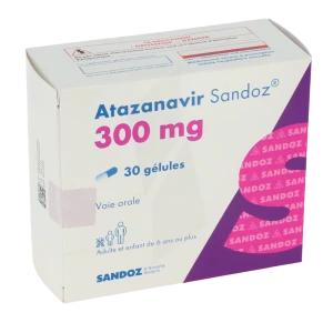 Atazanavir Sandoz 300 Mg, Gélule