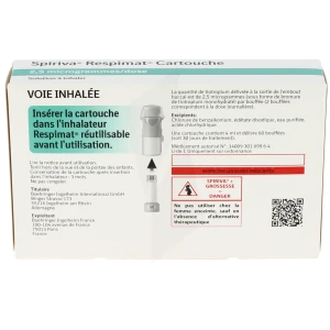 Spiriva Respimat 2,5 Microgrammes/dose, Solution à Inhaler