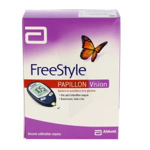 Freestyle Papillon Vision Set Autosurveillance Glycémie