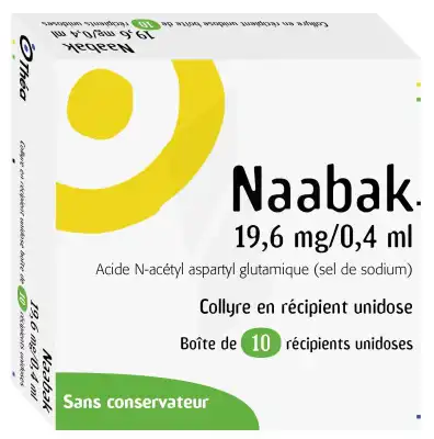 Naabak 19,6 Mg/0,4 Ml Collyre En Récipient Unidose 10unidoses à Bordeaux