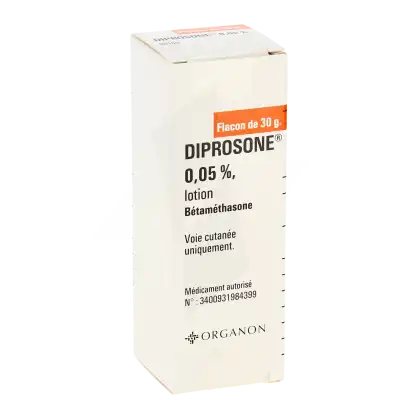 DIPROSONE 0,05 %, lotion