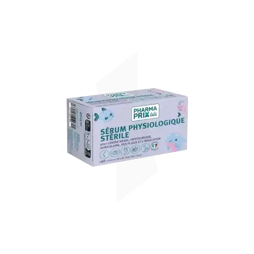 PHARMAPRIX SERUM PHYSIOLOGIQUE UNIDOSE 40X5ML