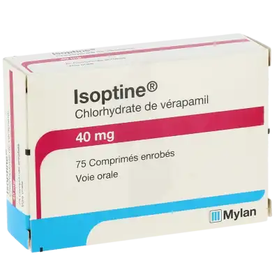 Isoptine 40 Mg, Comprimé Enrobé à Nice