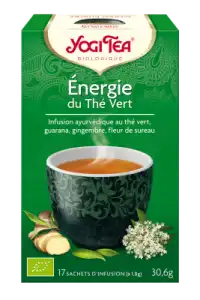 Yogi Tea Thé Energie Du Thé Vert Bio 17 Sachets/1,8g à POISY