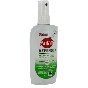 Autan Defense Tropical Spray Répulsif Anti-moustiques Fl/100ml
