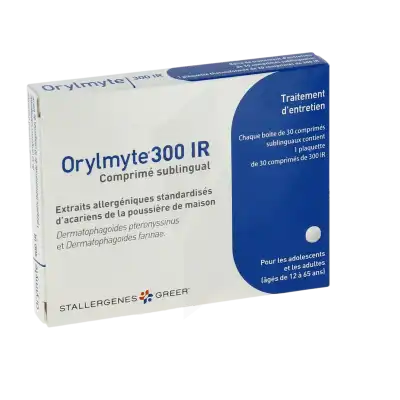 Orylmyte 300 Ir, Comprimé Sublingual à Paris
