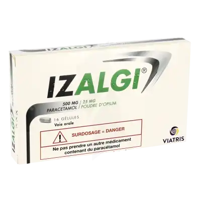 IZALGI 500 mg/25 mg, gélule