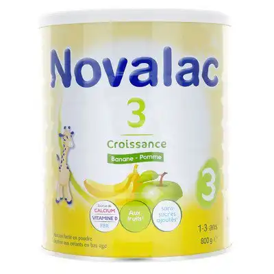 Novalac 3 Lait De Croissance Banane Pomme B/800g à CHENÔVE