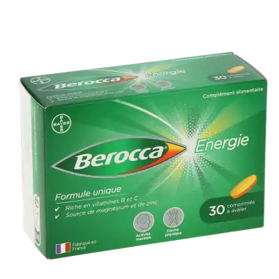 Berocca Energie Comprimés Pelliculés B/30 à Saint-Priest