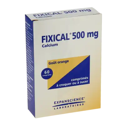 FIXICAL 500 mg, comprimé à croquer ou à sucer