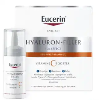 Eucerin Hyaluron-filler + 3x Effect Sérum Vitamine C Booster Unidose/8ml à Annemasse