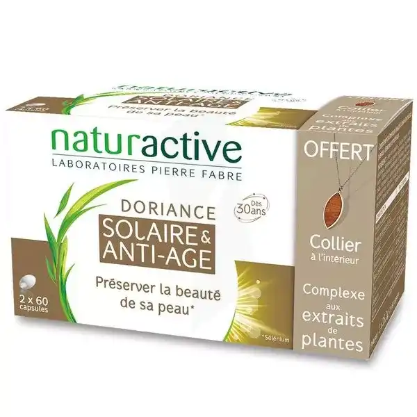 Naturactive Doriance Anti-âge 2x30 Capsules + 1 Collier Offert
