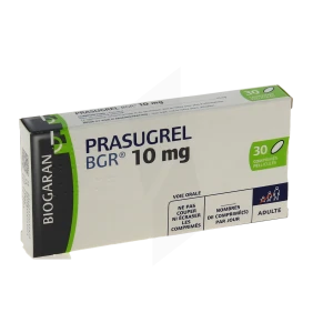 Prasugrel Bgr 10 Mg, Comprimé Pelliculé
