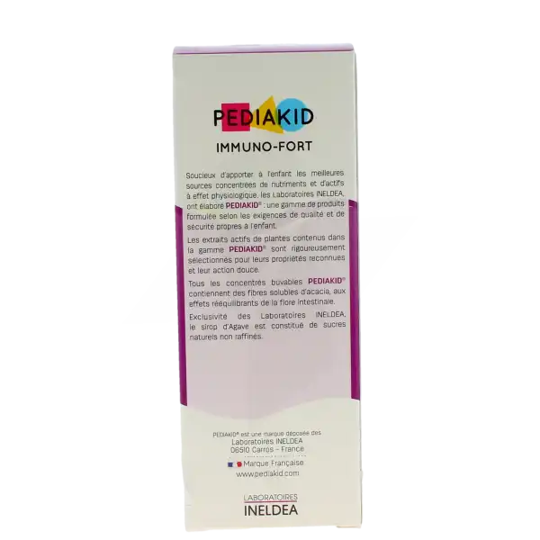 Pédiakid Immuno-fort Sirop Myrtille 250 Ml